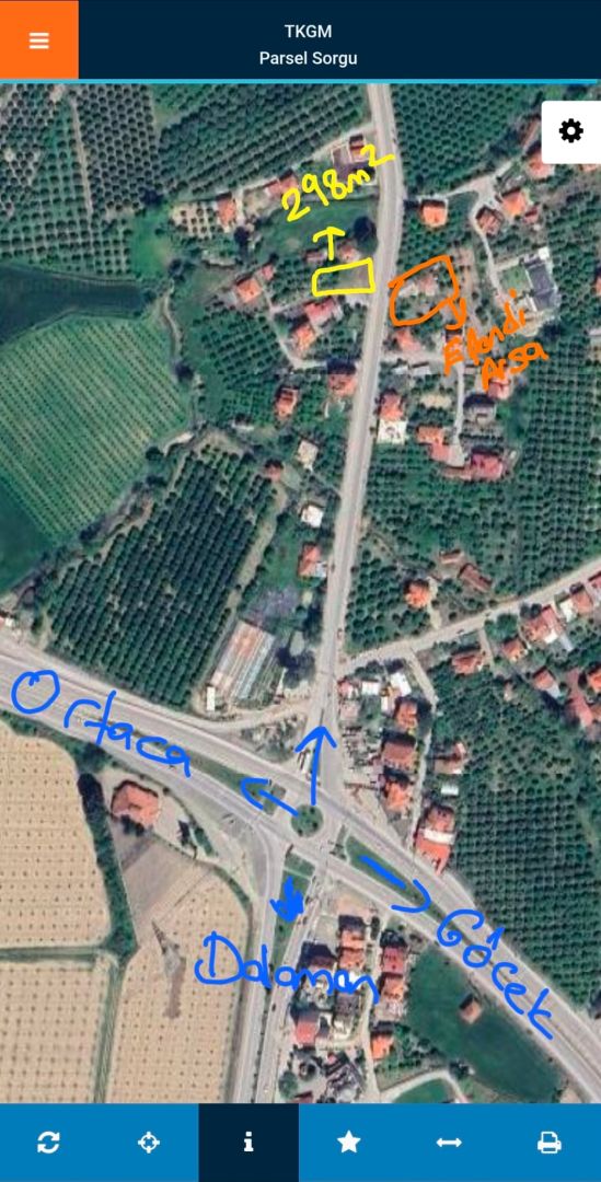 Dalaman Bezkese’de 298 m² %100 Ticari + Konut İmarlı Arsa – 4 Kat İzinli