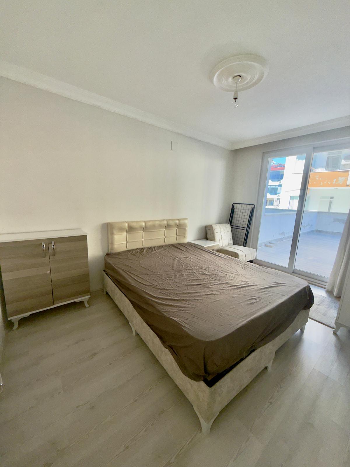 Dalaman Pazaryerinde Teraslı Full Eşyalı 1+1 Kiralık Daire