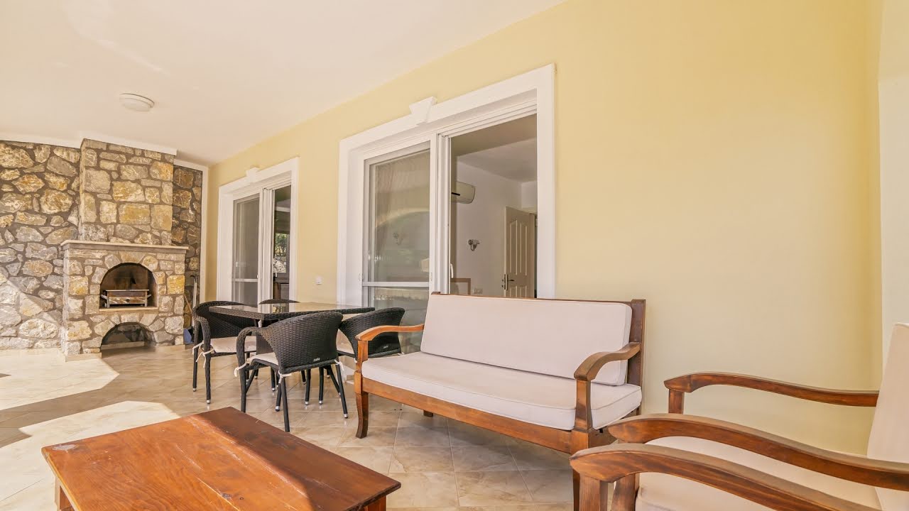 DALAMAN AKKAYA'DA SATILIK ÖZEL HAVUZLU 3+1 BUNGALOV | 595 m² ARSA | DAĞ VE ORMAN MANZARASI