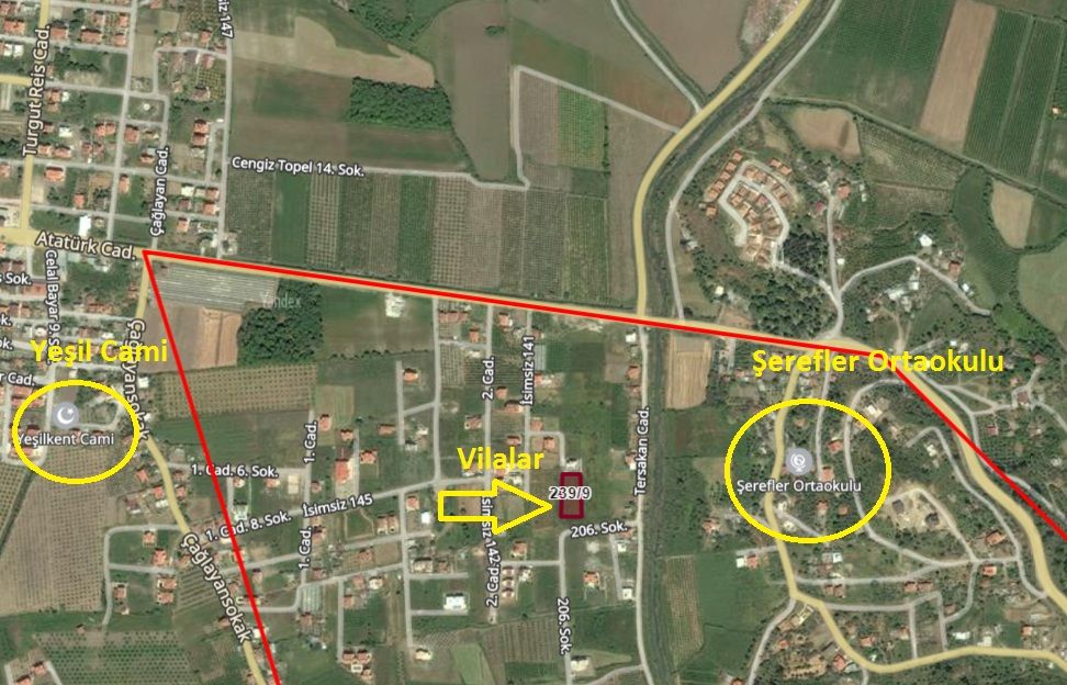 Dalaman Çınar Mevkii 450 m² Arsa İçinde 4+1 Lüks Villa