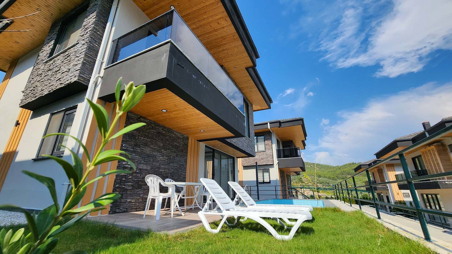 CESUR EMLAK'TAN | Dalaman Atakent Piramit Park Orman'da Kiralık Lüks Villa