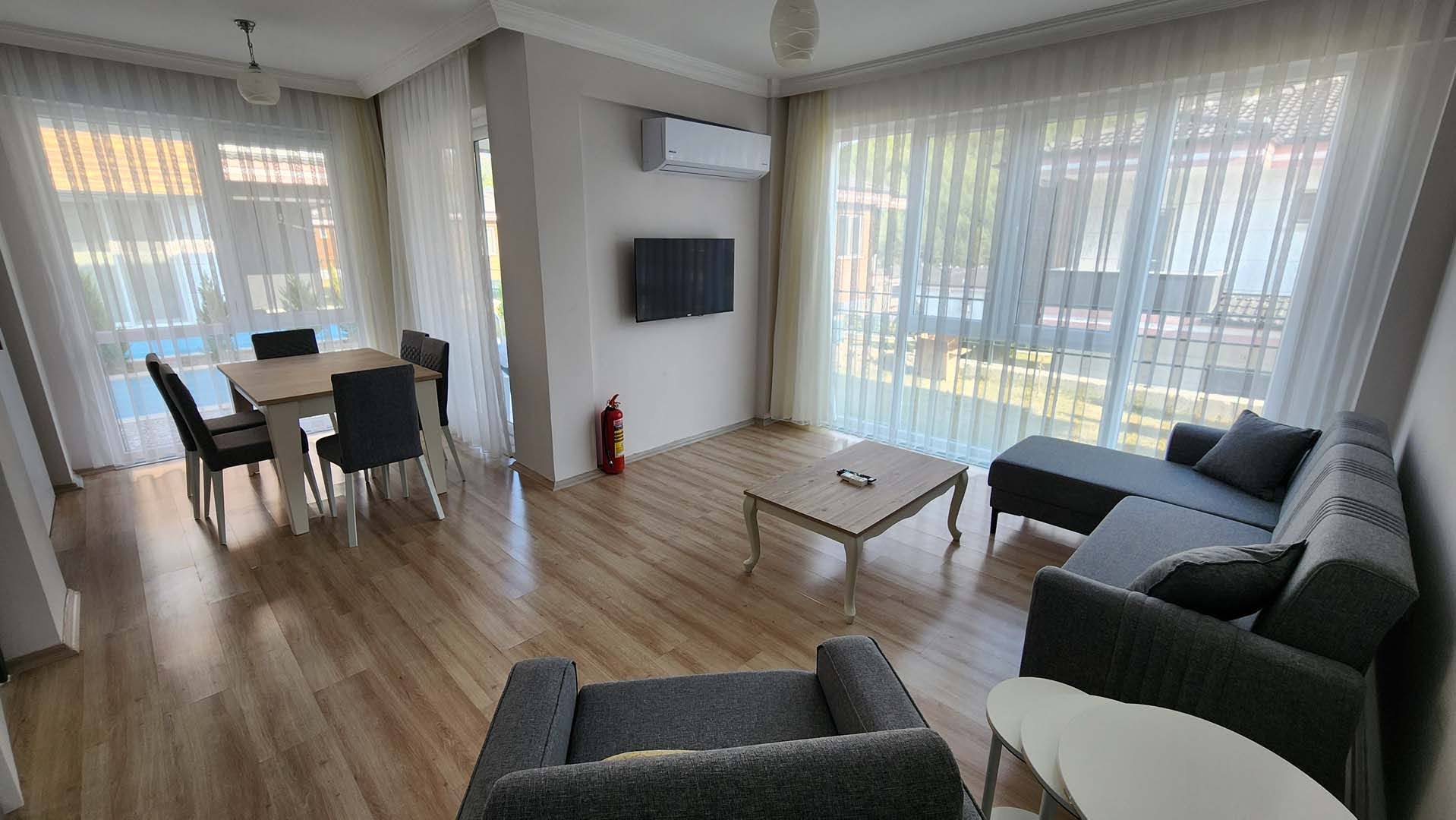 DALAMAN ATAKENT – PİRAMİT PARK ORMAN LÜKS EŞYALI 3+1 DUBLEKS MÜSTAKİL VİLLA