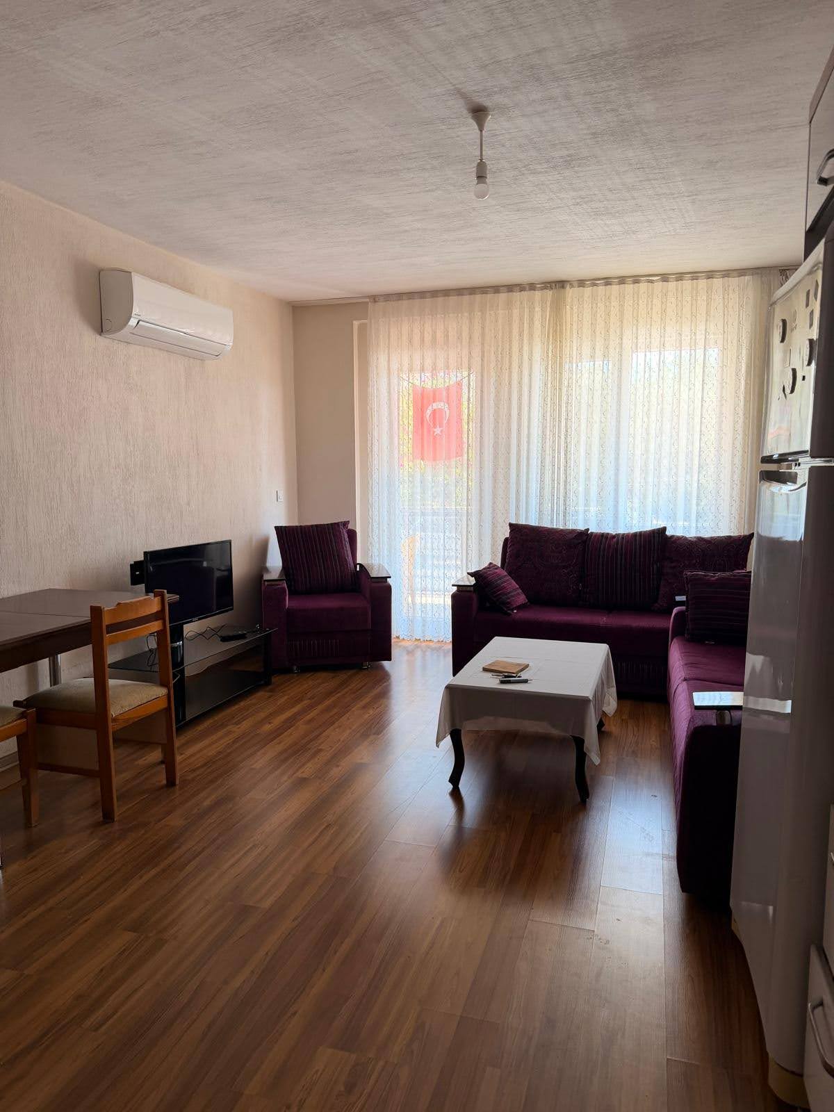 CESUR EMLAK'TAN DALAMAN PAZAR YERİNDE KİRALIK EŞYALI 1+1 DAİRE