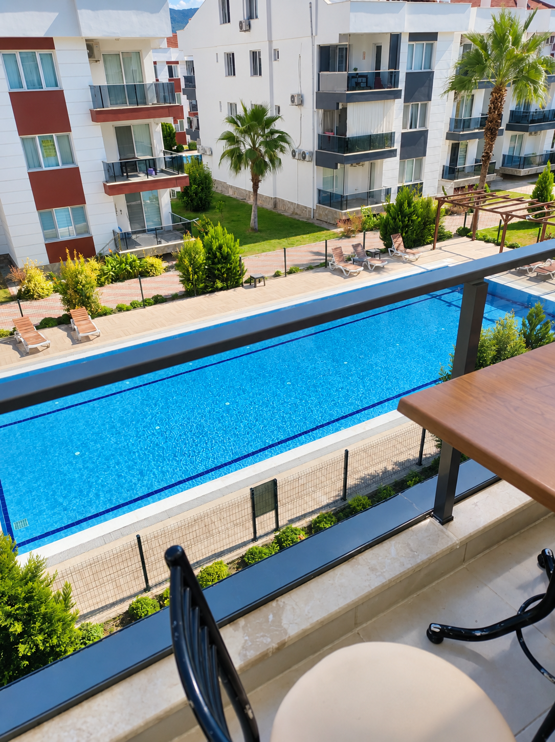 DALAMAN DOĞA PARK SİTESİNDE FULL EŞYALI 1+1